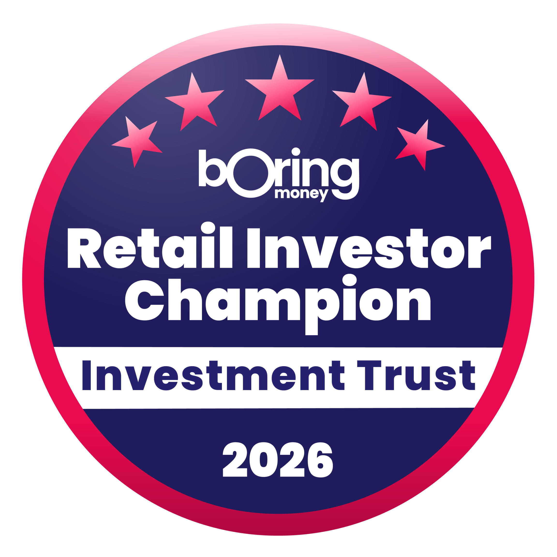 Boring Money Retail Investor Champion Logo